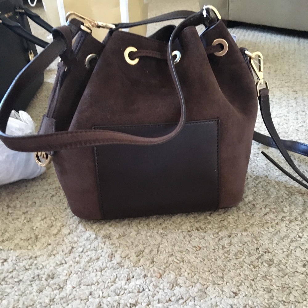 Coffee Michael kors suede purse